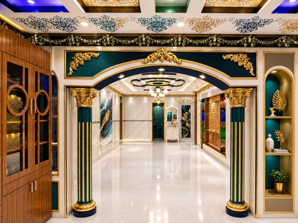 Luxury Gypsum Round Gate Design