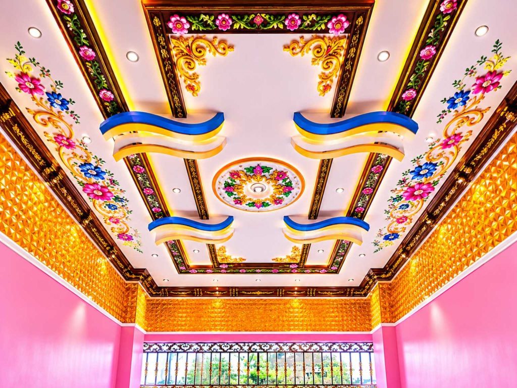 Multicolor Luxury False Ceiling Design