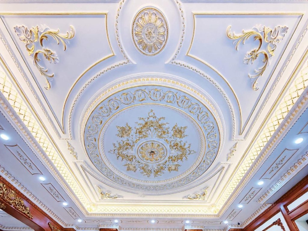 Best Victorian Round Gypsum Ceiling Design