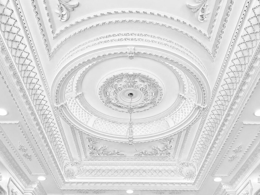 Best Elegant Victorian Gypsum Ceiling Design