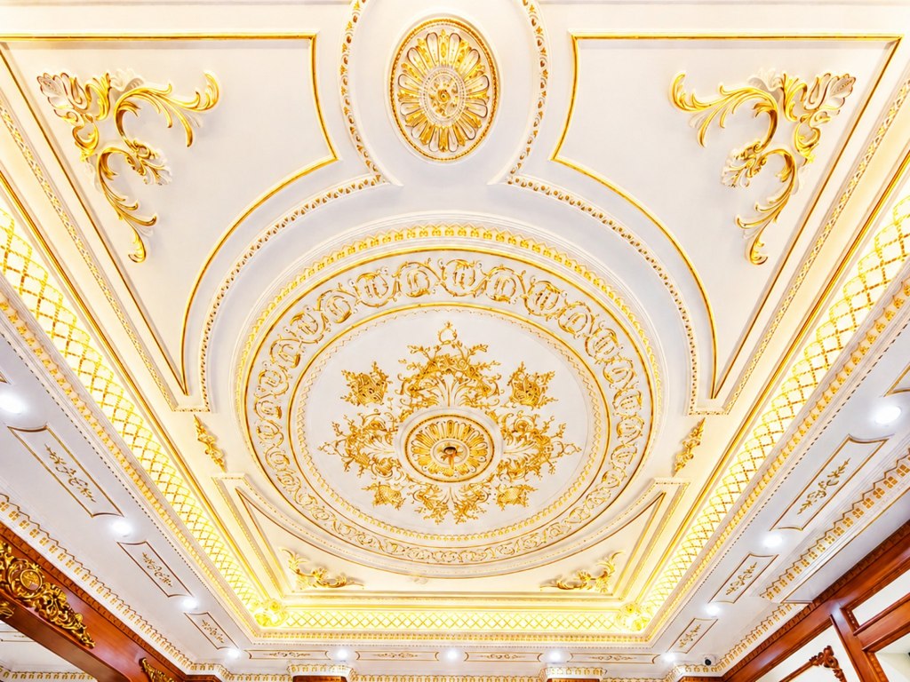 Best Victorian Round Gypsum Ceiling Design