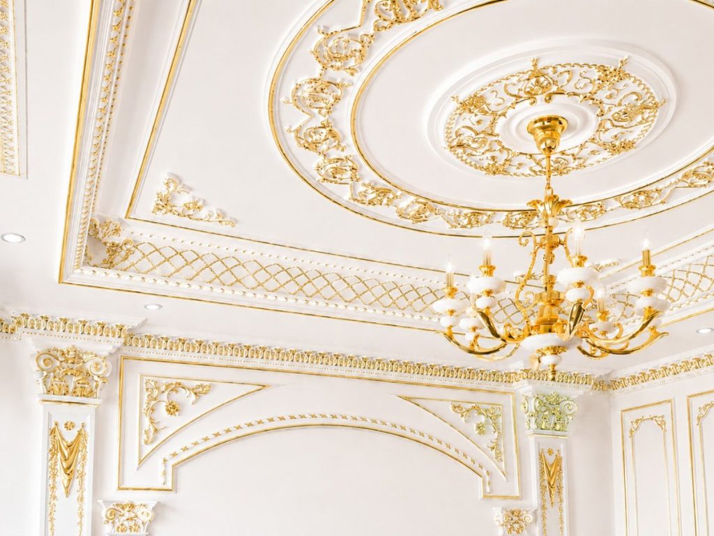 Luxury Victorian Gypsum Ceiling Design