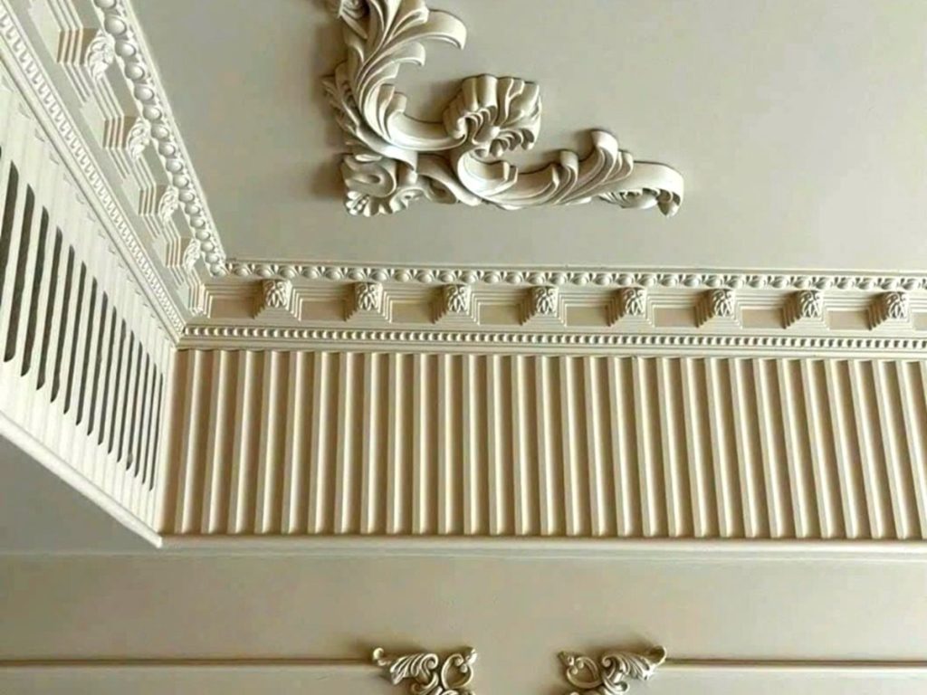 Luxury Victorian Gypsum Ceiling Design