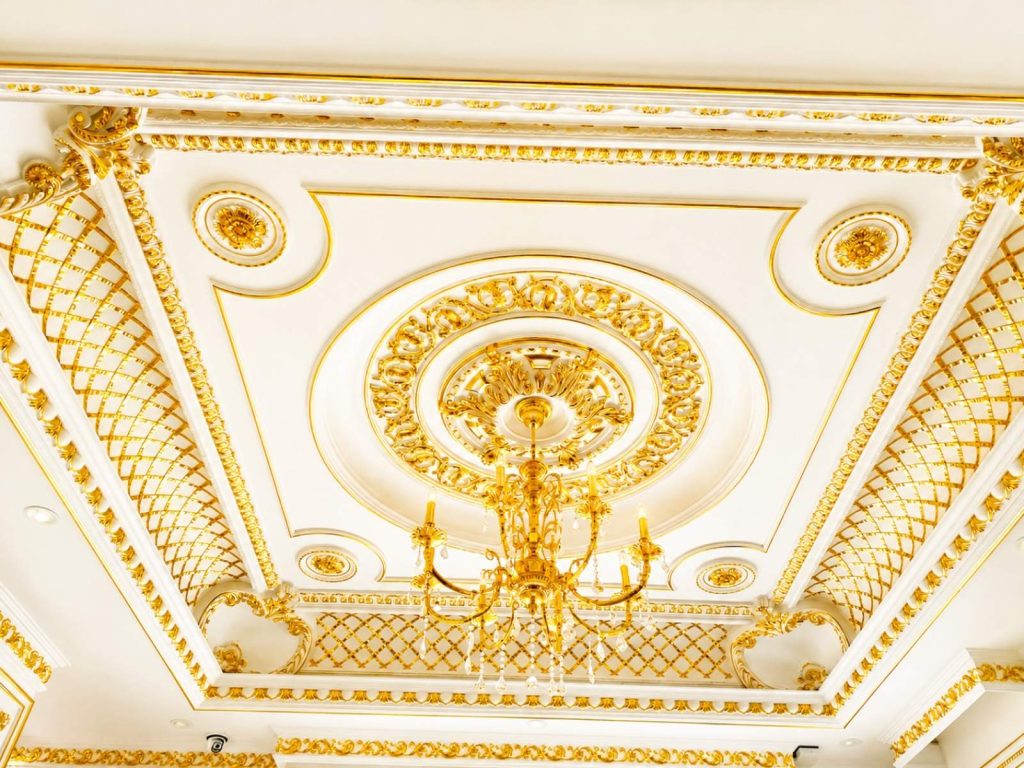 Luxury Victorian Gypsum Ceiling Design