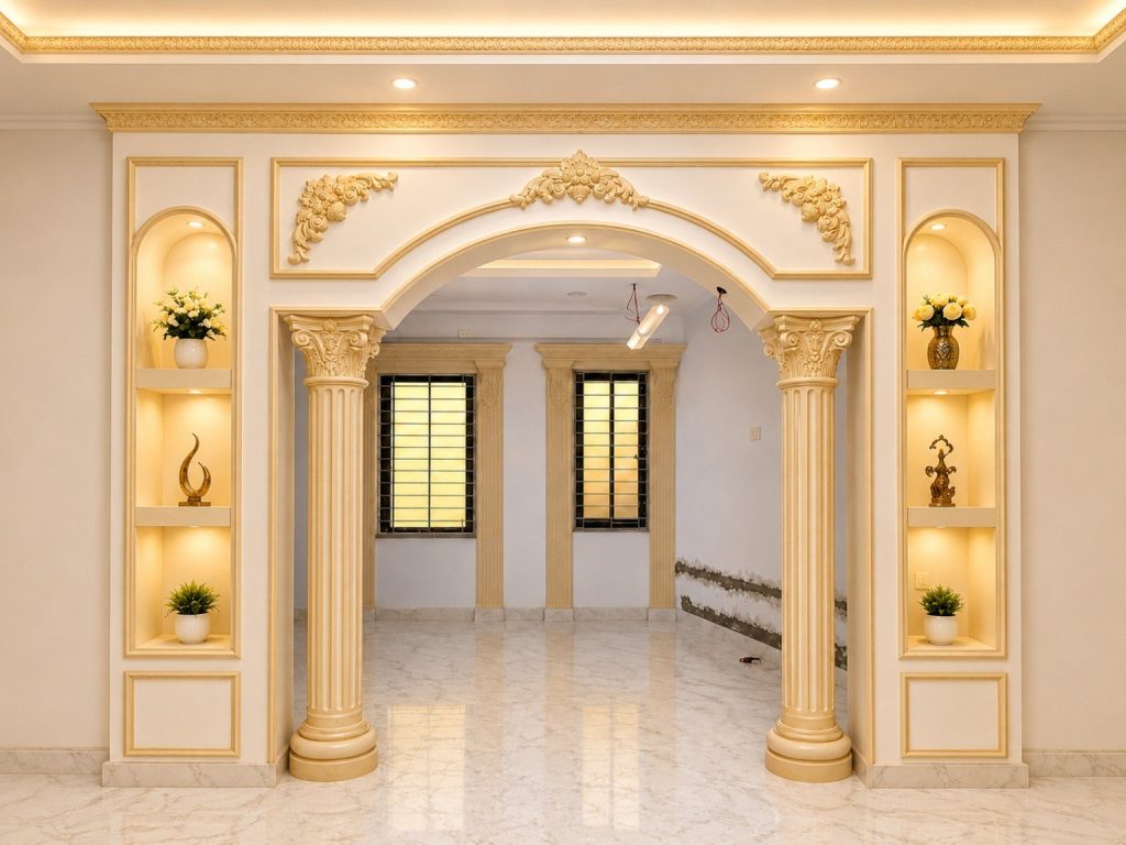 Best Gypsum Round Gate Design