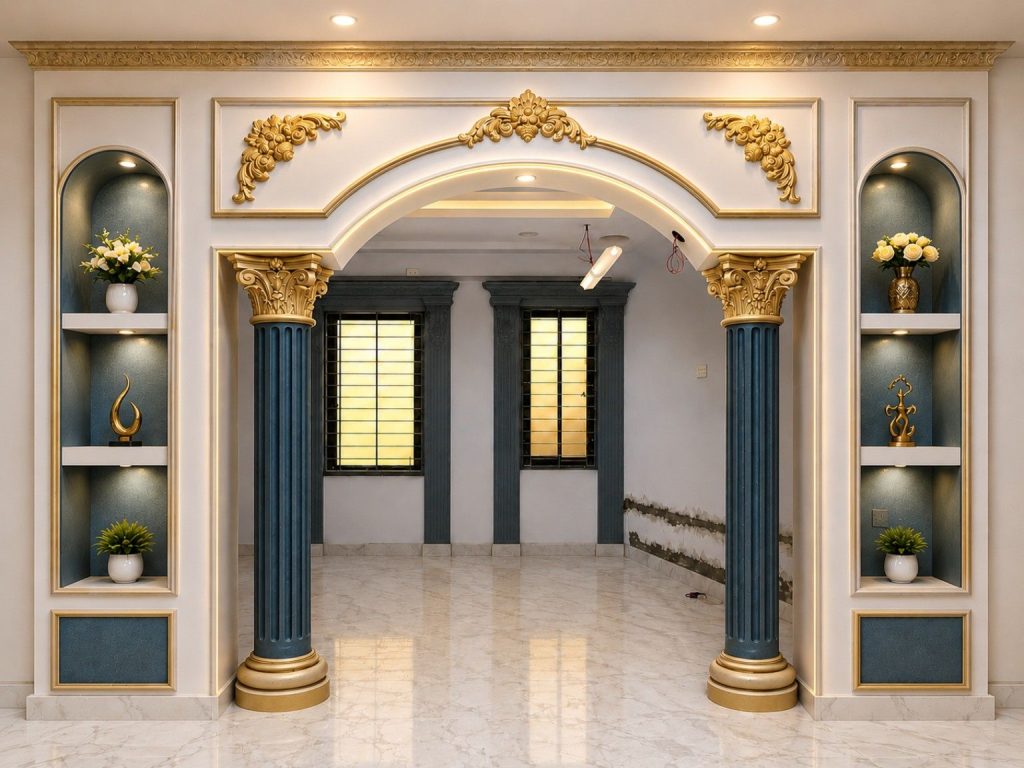 Best Gypsum Round Gate Design