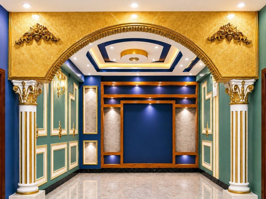 Luxury Gypsum Round Gate Design