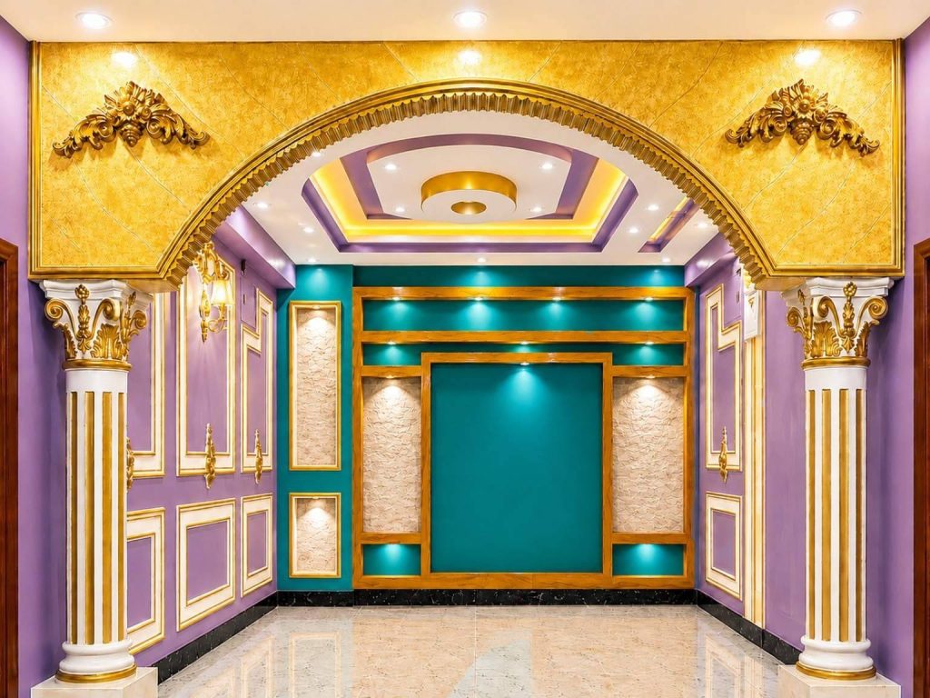 Luxury Gypsum Round Gate Design