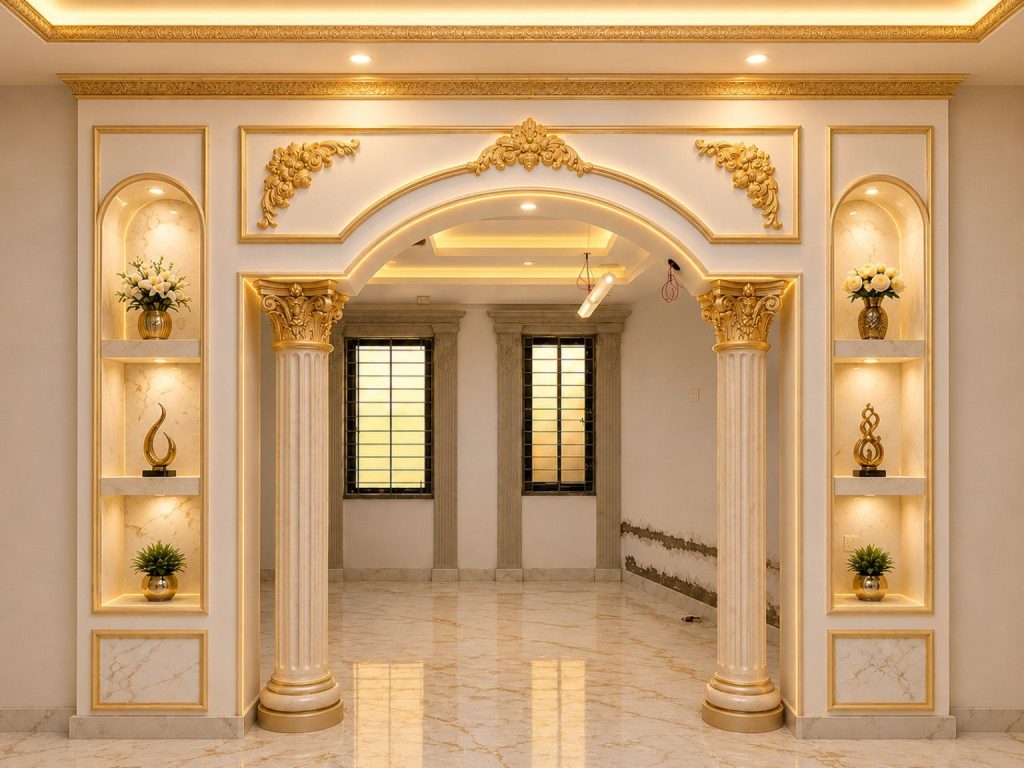 Best Gypsum Round Gate Design