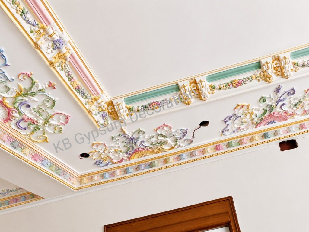 Best Gypsum Arabian Ceiling Design