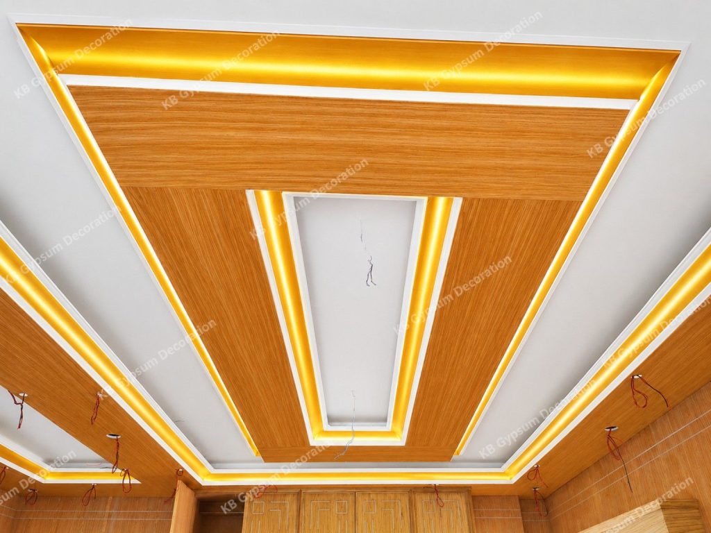 Best Royal Floral Gypsum Ceiling Design BD