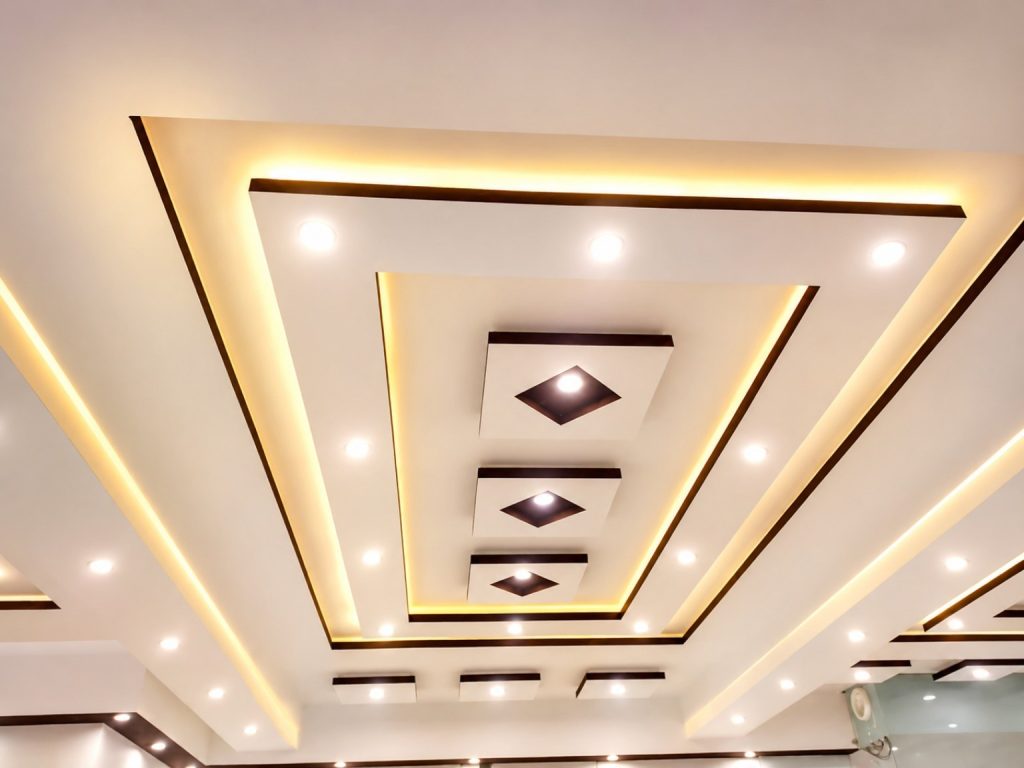 Best Gypsum plain Ceiling Design