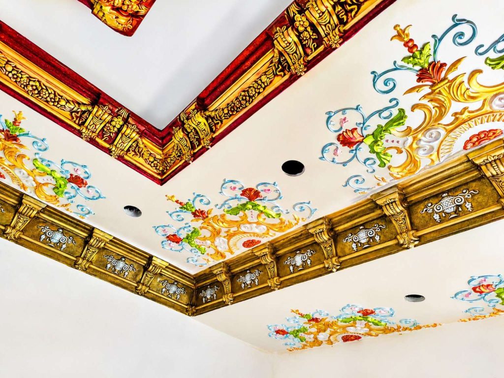 Best Gypsum Victorian Ceiling Design BD