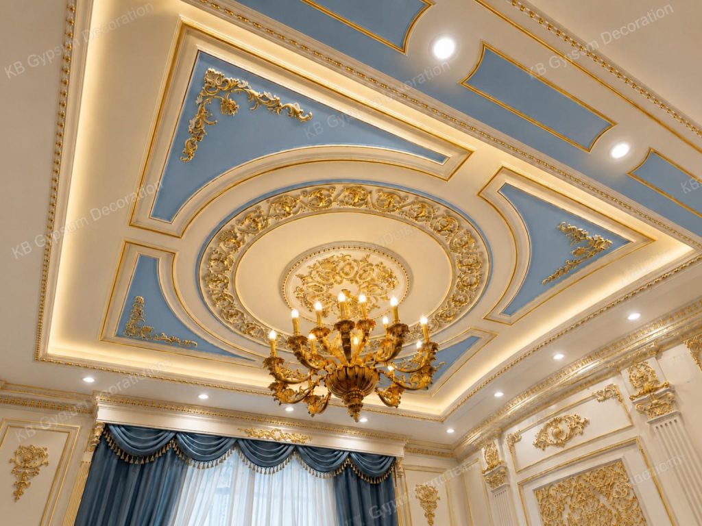 Luxury Gypsum Vitorian Ceiling Design