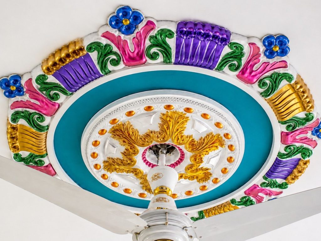 Best 56 Inch Gypsum Ceiling Rose Design