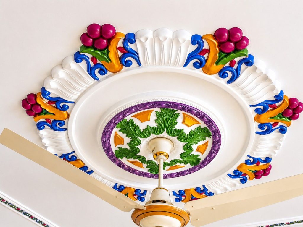 Best 56inchi Gypsum Ceiling Rose Design