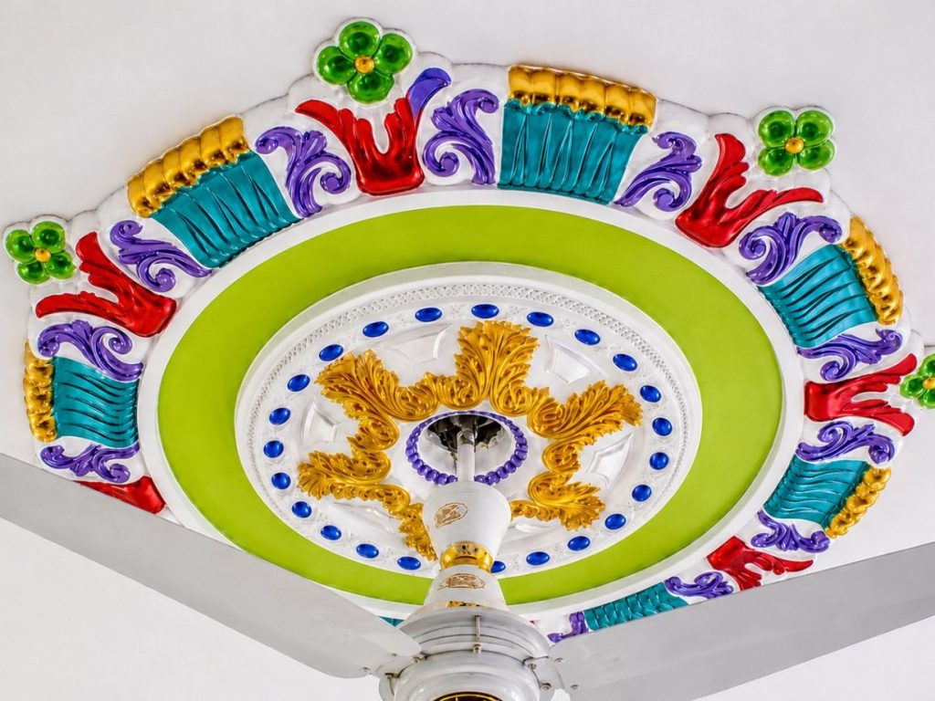 Best 56 Inch Gypsum Ceiling Rose Design
