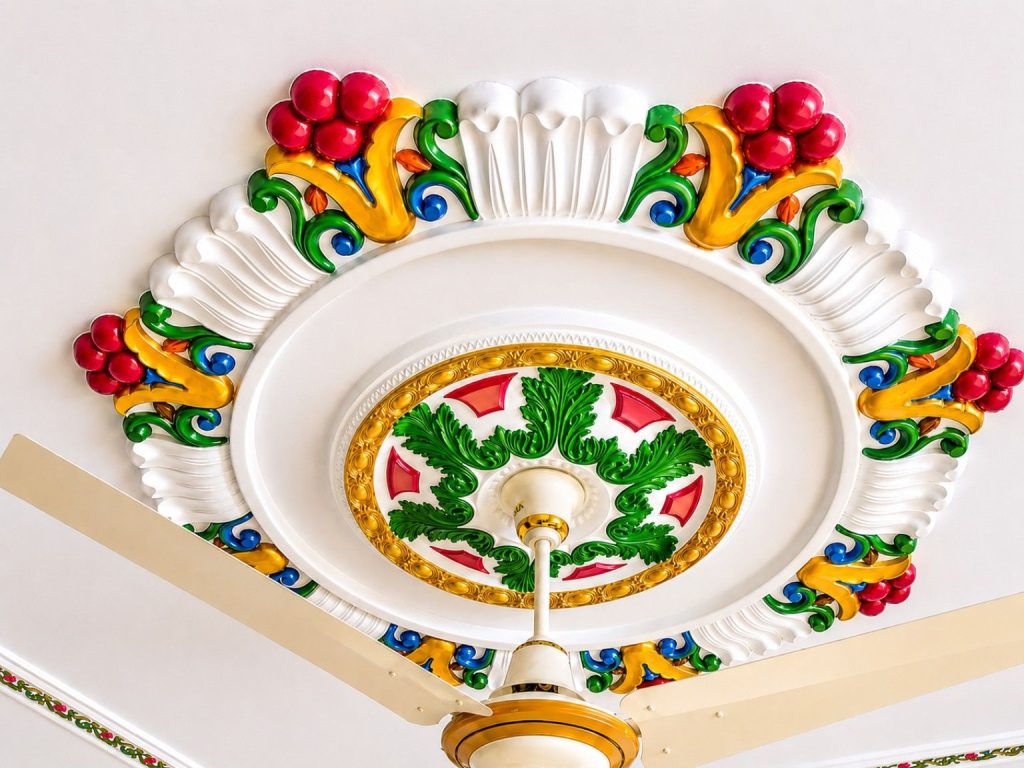Best 56inchi Gypsum Ceiling Rose Design