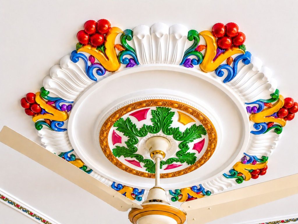 Best 56inchi Gypsum Ceiling Rose Design