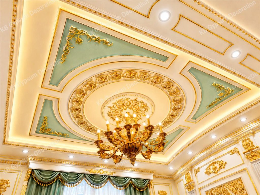 Luxury Gypsum Vitorian Ceiling Design