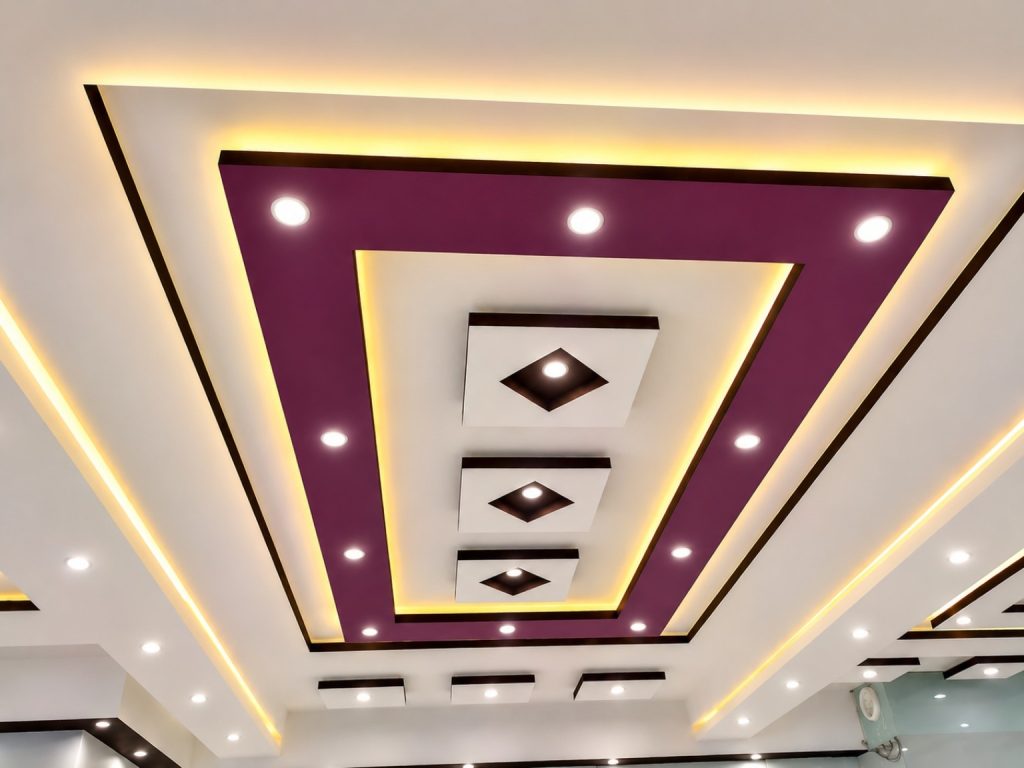 Best Gypsum plain Ceiling Design