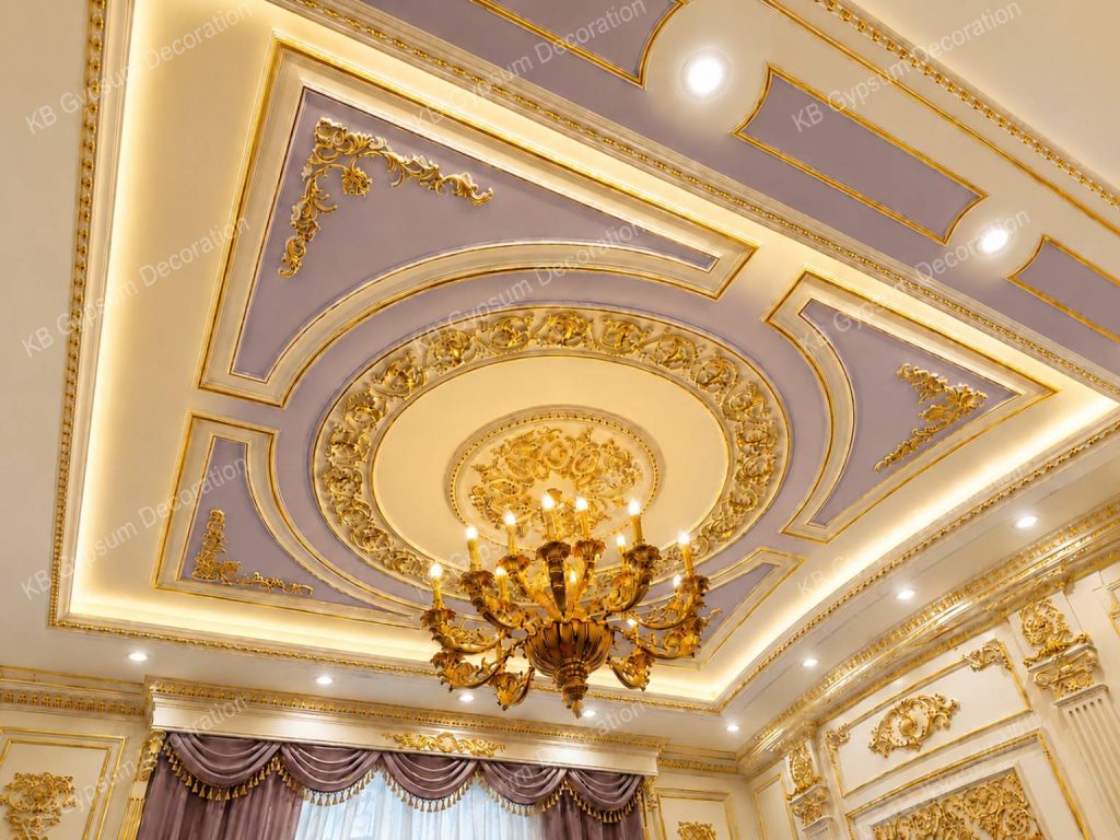 Luxury Gypsum Vitorian Ceiling Design