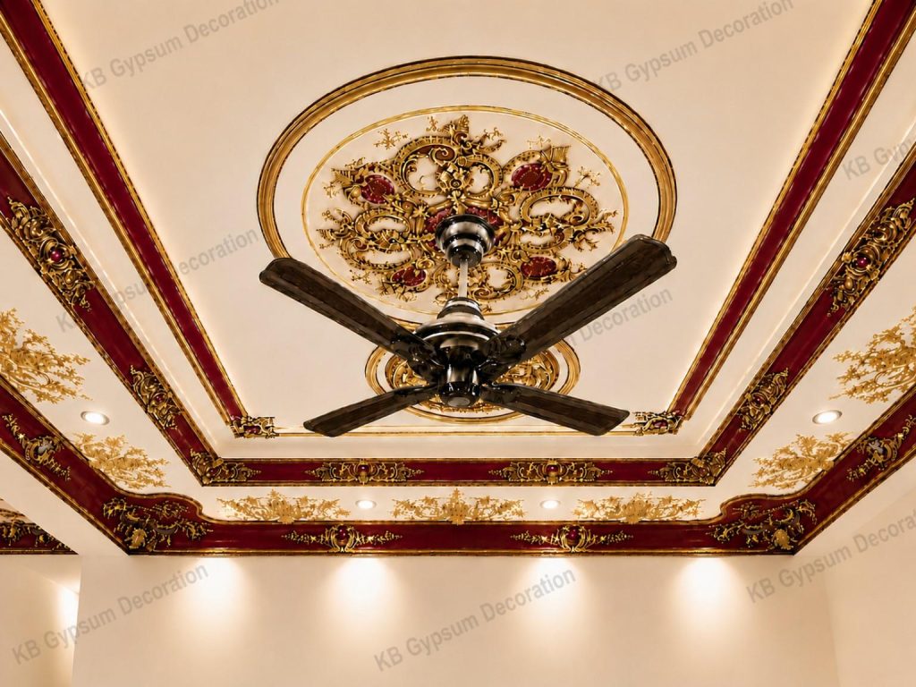 Best Gypsum Arabian Ceiling Design