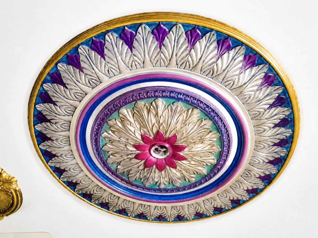 Amazing 52 Inch Gypsum Ceiling Rose Design
