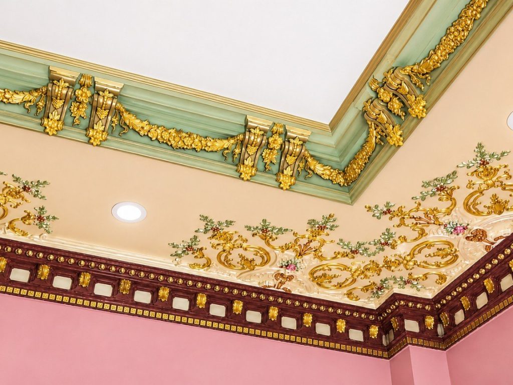Best Gypsum Victorian Ceiling Design