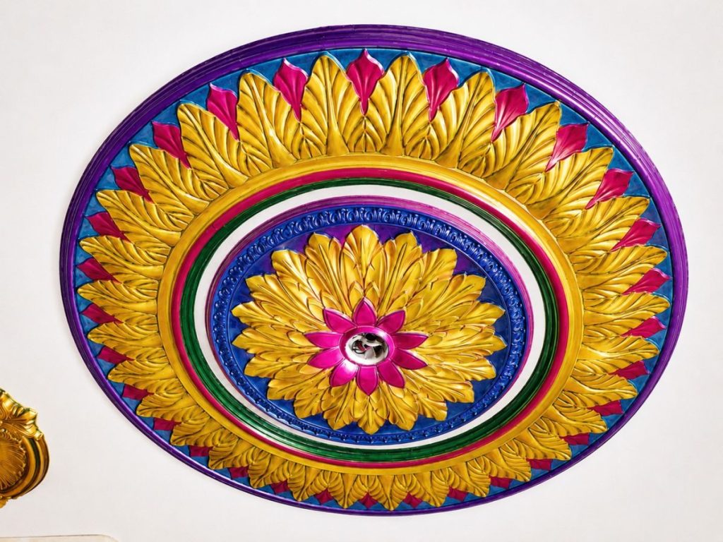 Amazing 52 Inch Gypsum Ceiling Rose Design