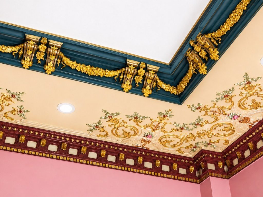 Best Gypsum Victorian Ceiling Design