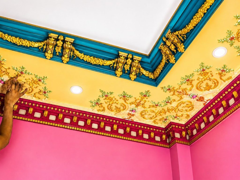 Best Gypsum Victorian Ceiling Design