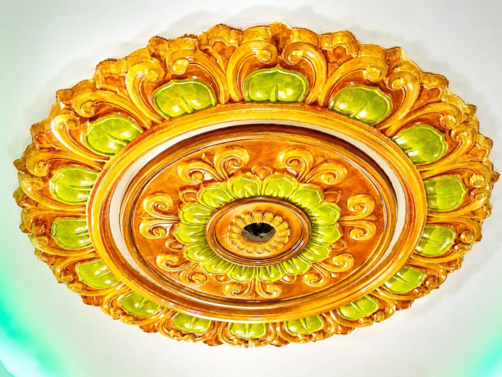 Best 56 Inch Gypsum Ceiling Rose Design