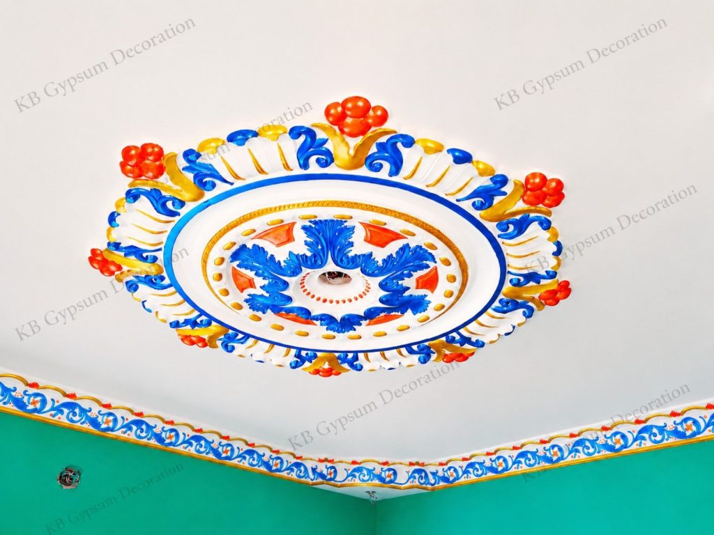 Best 56 inchi Gypsum Ceiling Rose Design