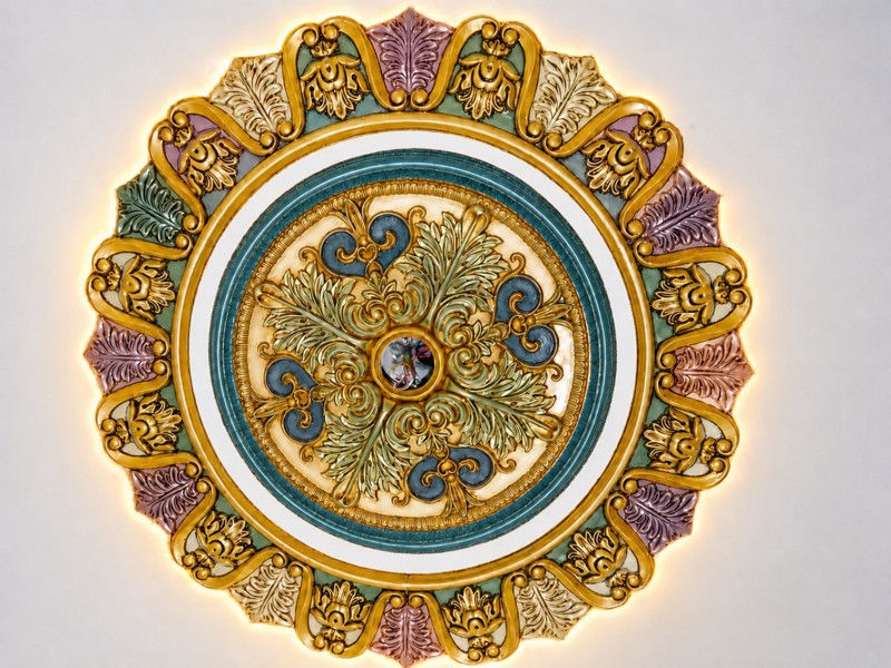 Best 52 Inchi Gypsum Celilng Rose Design