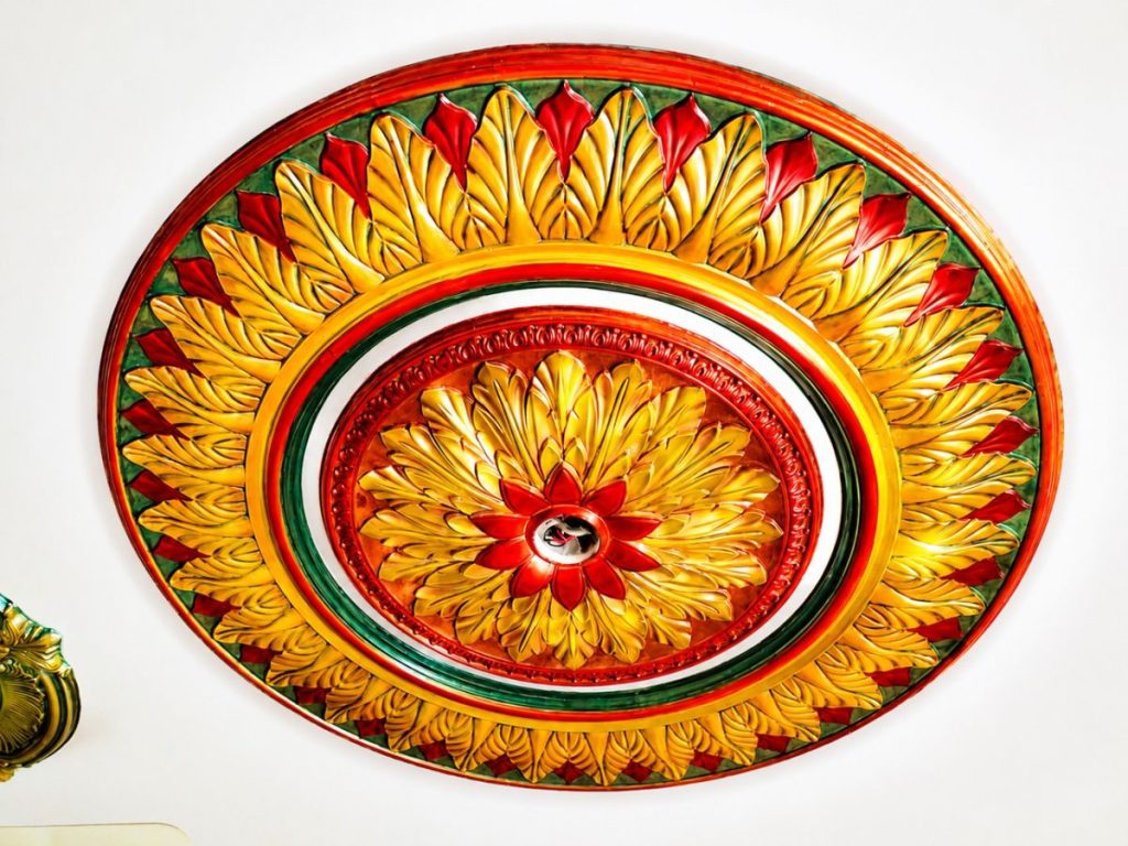 Amazing 52 Inch Gypsum Ceiling Rose Design