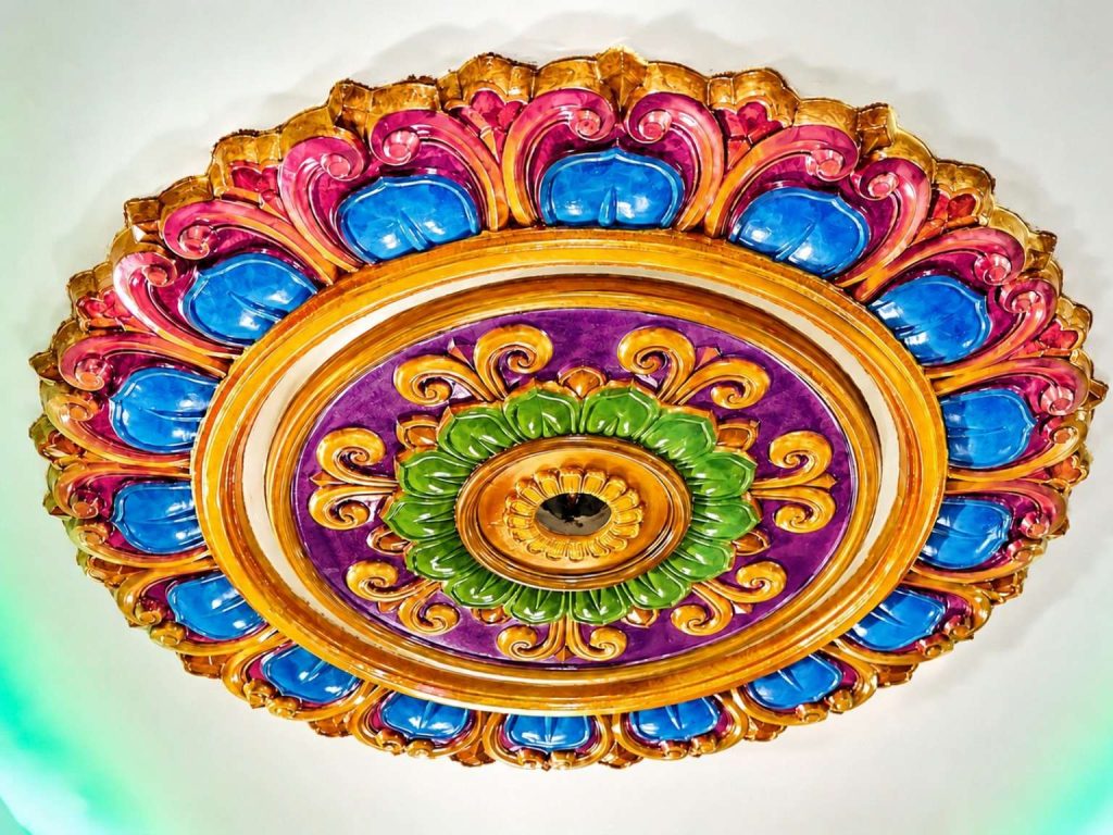 Best 56 Inch Gypsum Ceiling Rose Design
