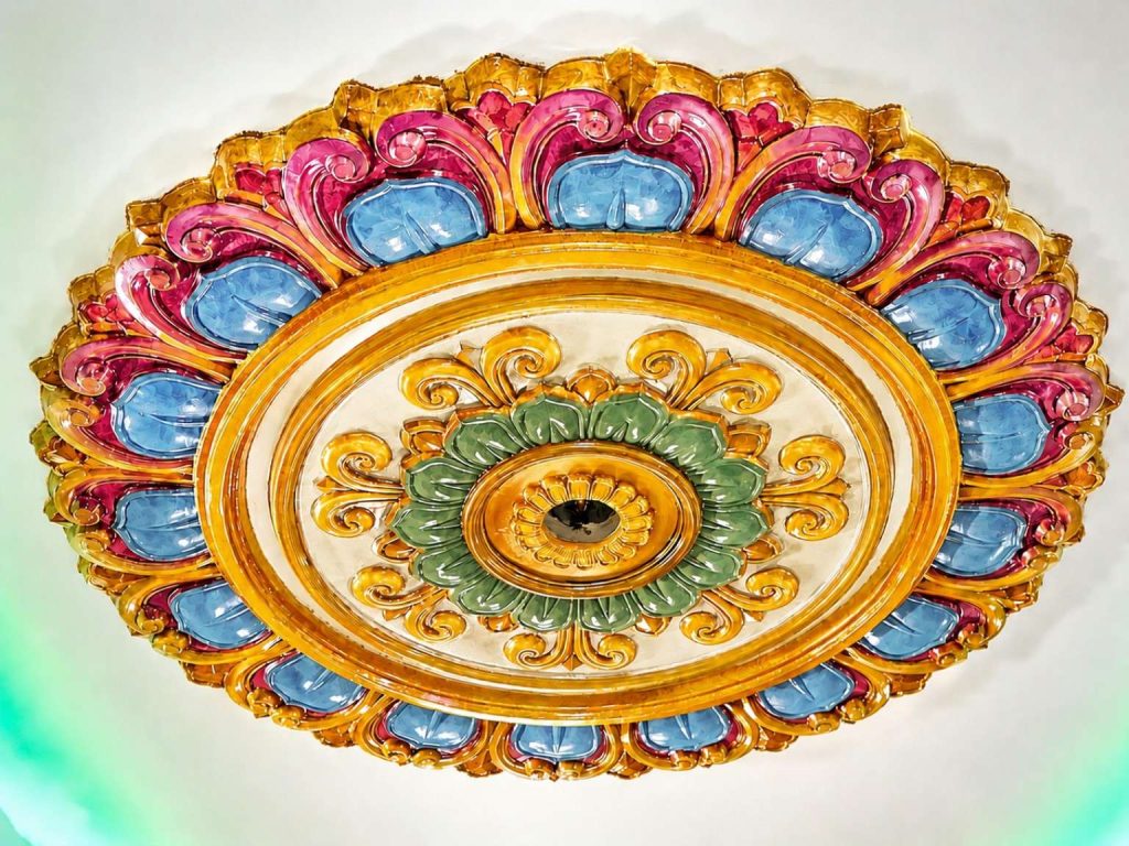 Best 56 Inch Gypsum Ceiling Rose Design
