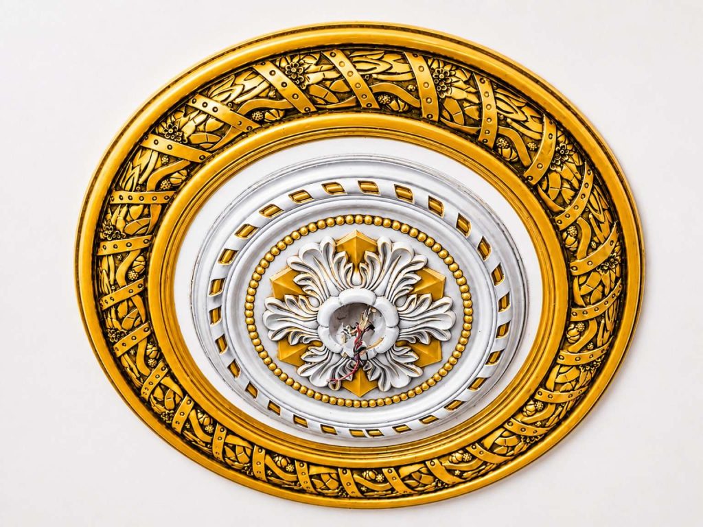 40Inchi Gypsum Ceiling Rose Design
