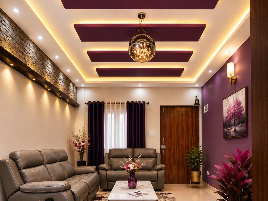 Best Modern Circular Gypsum Ceiling Design