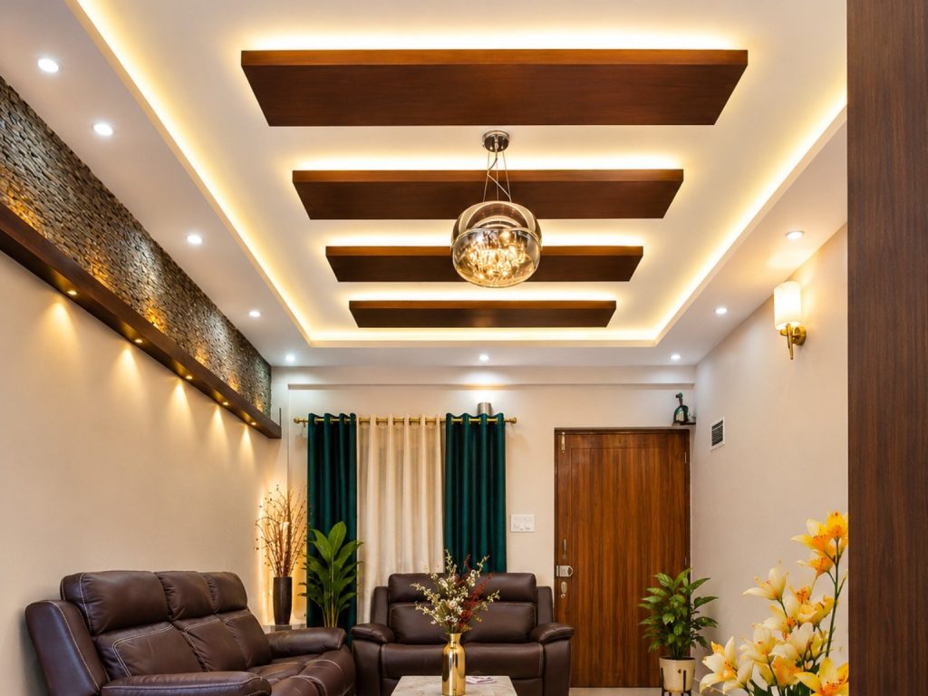 Best Modern Circular Gypsum Ceiling Design