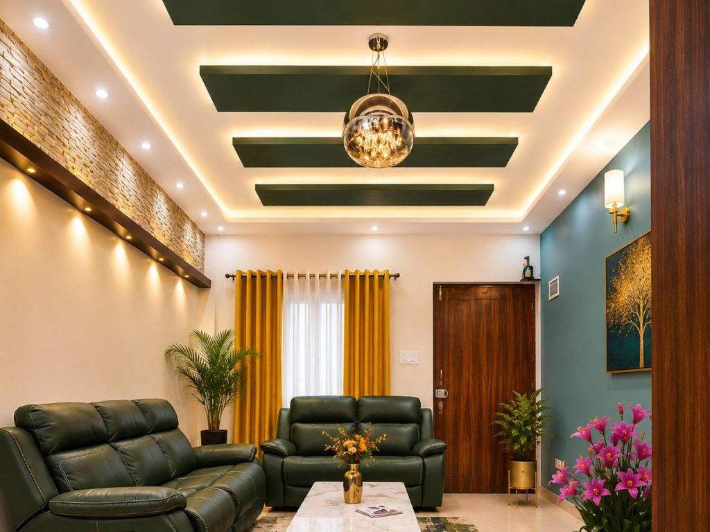 Best Modern Circular Gypsum Ceiling Design
