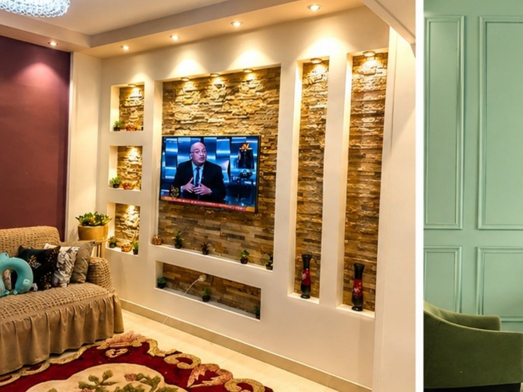 Best Premium Gypsum TV Cabinet Design