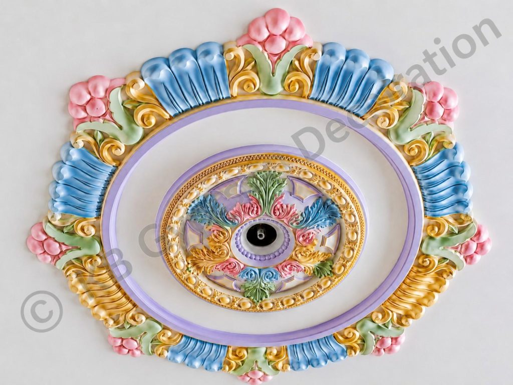 Premium 56 inchi Gypsum Ceiling Rose Design