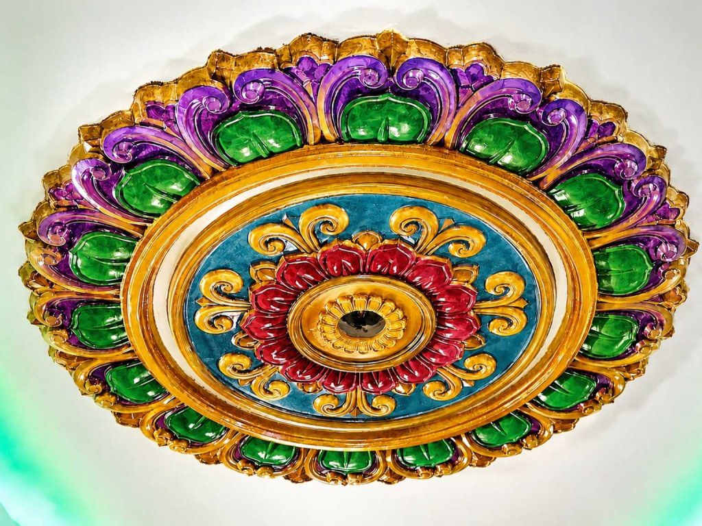 Best 56 Inch Gypsum Ceiling Rose Design