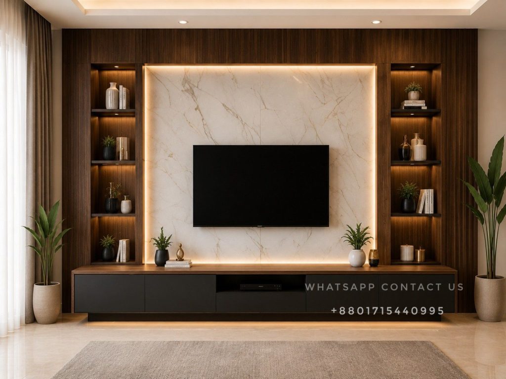 Elegant Interior TV Cabinet Design