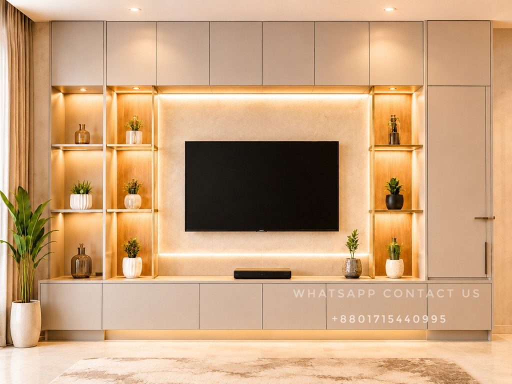 Royal Interior TV Cabinet Design