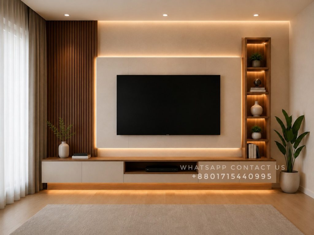 Luxury Interior TV Cabinet Design