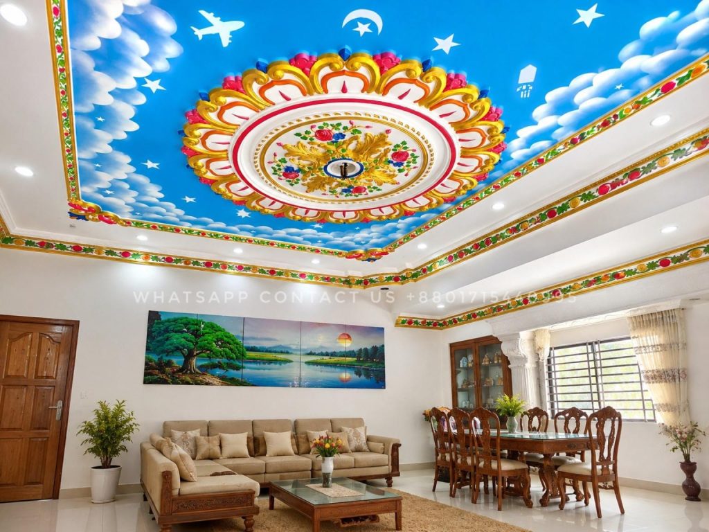 Professional Gypsum Cornice Finishing