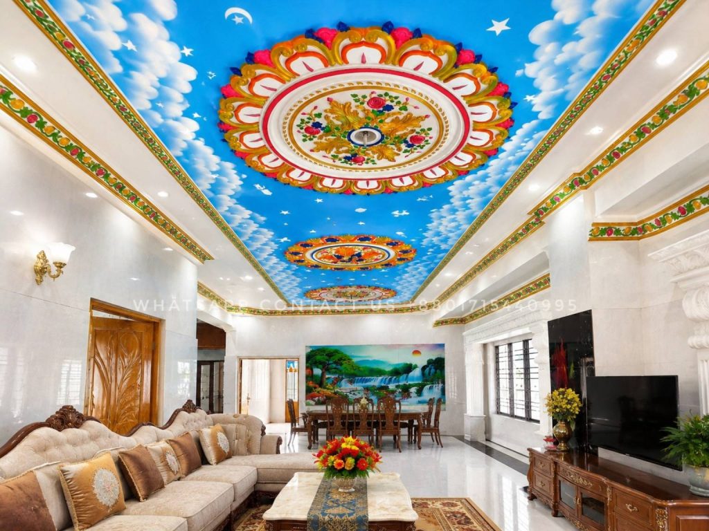 Gypsum Cornice for Small Living Rooms